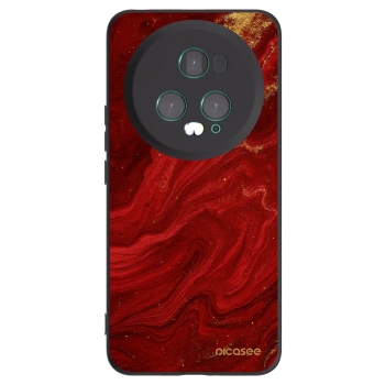 Picasee silikónový čierny obal pre Honor Magic5 Pro - Red