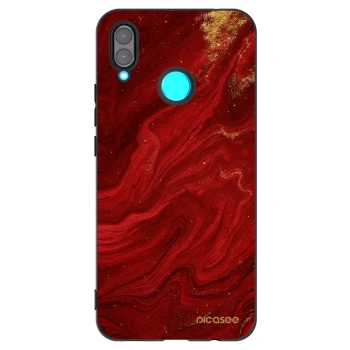 Picasee silikónový čierny obal pre Huawei Nova 3 - Red