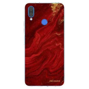 Picasee silikónový prehľadný obal pre Huawei Nova 3 - Red