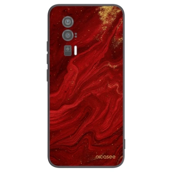 Picasee silikónový čierny obal pre Xiaomi Poco F5 Pro 5G - Red