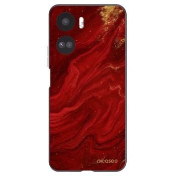 Picasee silikónový čierny obal pre Honor 90 Lite 5G - Red