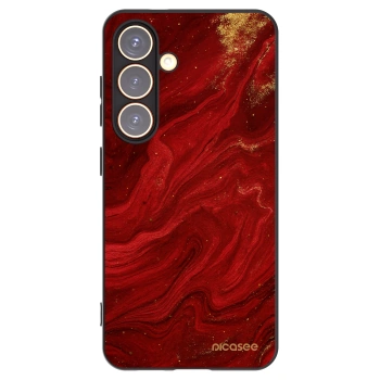 Picasee silikónový čierny obal pre Samsung Galaxy S24 S921B 5G - Red