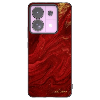 Picasee silikónový čierny obal pre Xiaomi Redmi Note 13 Pro 5G - Red