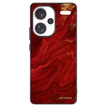 Picasee silikónový čierny obal pre Xiaomi Redmi Note 13 Pro+ 5G - Red