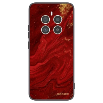 Picasee silikónový čierny obal pre Realme 12 Pro 5G - Red