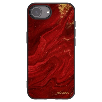 Picasee silikónový čierny obal pre Apple iPhone 16e - Red