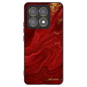 Picasee silikónový čierny obal pre Xiaomi 14T - Red