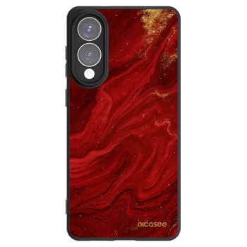 Picasee silikónový čierny obal pre Samsung Galaxy S25 Edge 5G - Red