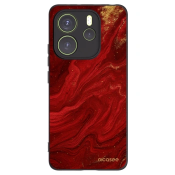 Picasee silikónový čierny obal pre Xiaomi Redmi Note 14 4G - Red