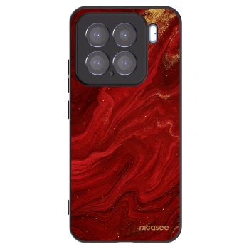 Picasee silikónový čierny obal pre Xiaomi 15 - Red
