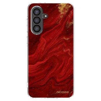 Picasee silikónový prehľadný obal pre Samsung Galaxy A56 5G A566B - Red