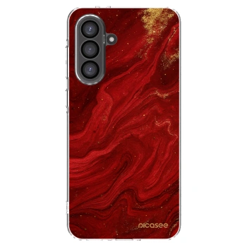 Picasee silikónový prehľadný obal pre Samsung Galaxy A36 5G - Red