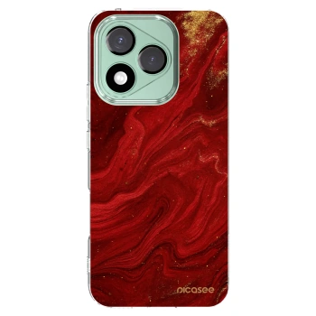 Picasee silikónový prehľadný obal pre Honor 400 Lite 5G - Red
