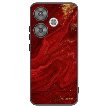 Picasee silikónový čierny obal pre Xiaomi Poco F6 - Red