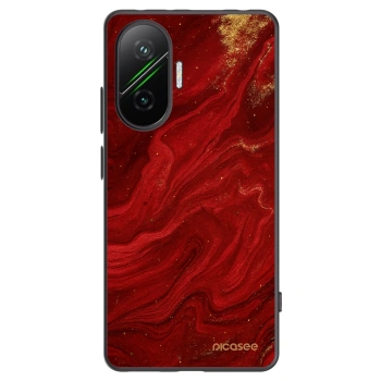 Picasee silikónový čierny obal pre Xiaomi Poco F7 Pro 5G - Red