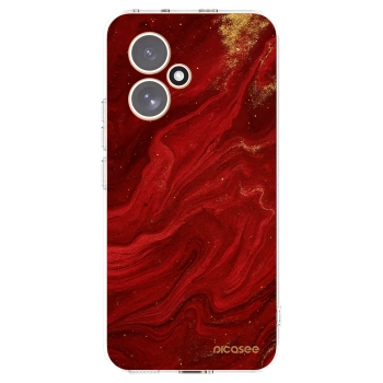 Picasee silikónový prehľadný obal pre Honor 400 5G - Red