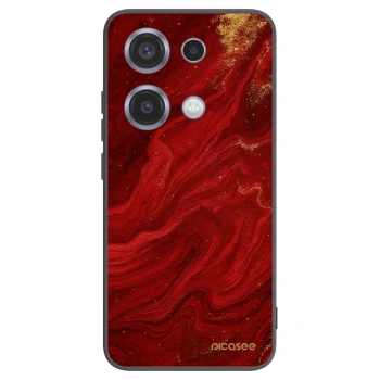 Picasee silikónový čierny obal pre Xiaomi Redmi Note 14S - Red