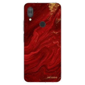 Picasee silikónový prehľadný obal pre Xiaomi Redmi 7 - Red