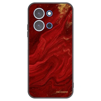 Picasee silikónový čierny obal pre Xiaomi Redmi 15C 4G - Red