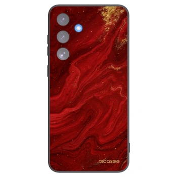 Picasee silikónový čierny obal pre Samsung Galaxy S25 FE 5G - Red