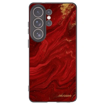 Picasee silikónový čierny obal pre Samsung Galaxy S26 Ultra - Red