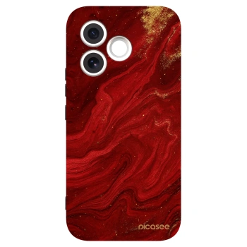 Picasee silikónový čierny obal pre Honor 600 Lite - Red