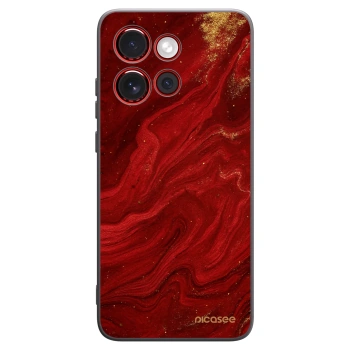 Picasee silikónový čierny obal pre Motorola Edge 60 Neo 5G - Red