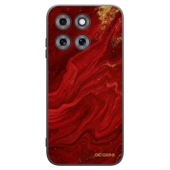 Picasee silikónový čierny obal pre Motorola Moto G77 - Red