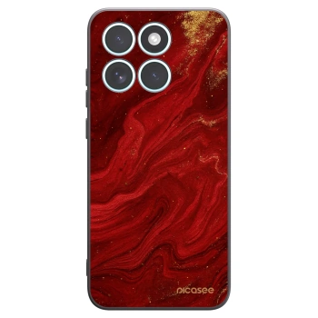 Picasee silikónový čierny obal pre Motorola Edge 70 Fusion - Red