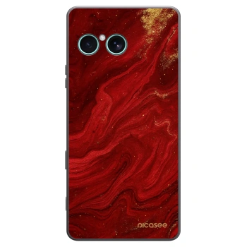 Picasee silikónový čierny obal pre Sony Xperia 10 VII - Red