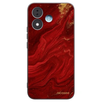 Picasee silikónový čierny obal pre Xiaomi Redmi Note 17 5G - Red