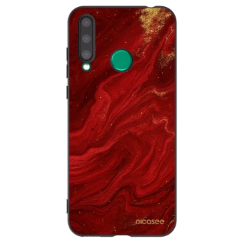 Picasee silikónový čierny obal pre Honor 20 Lite - Red