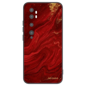 Picasee silikónový čierny obal pre Xiaomi Mi Note 10 (Pro) - Red