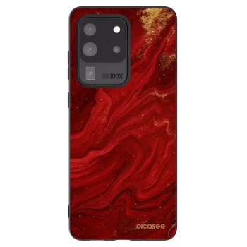 Picasee silikónový čierny obal pre Samsung Galaxy S20 Ultra 5G G988F - Red