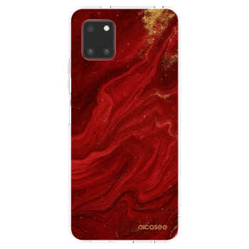 Picasee silikónový prehľadný obal pre Samsung Galaxy Note 10 Lite N770F - Red