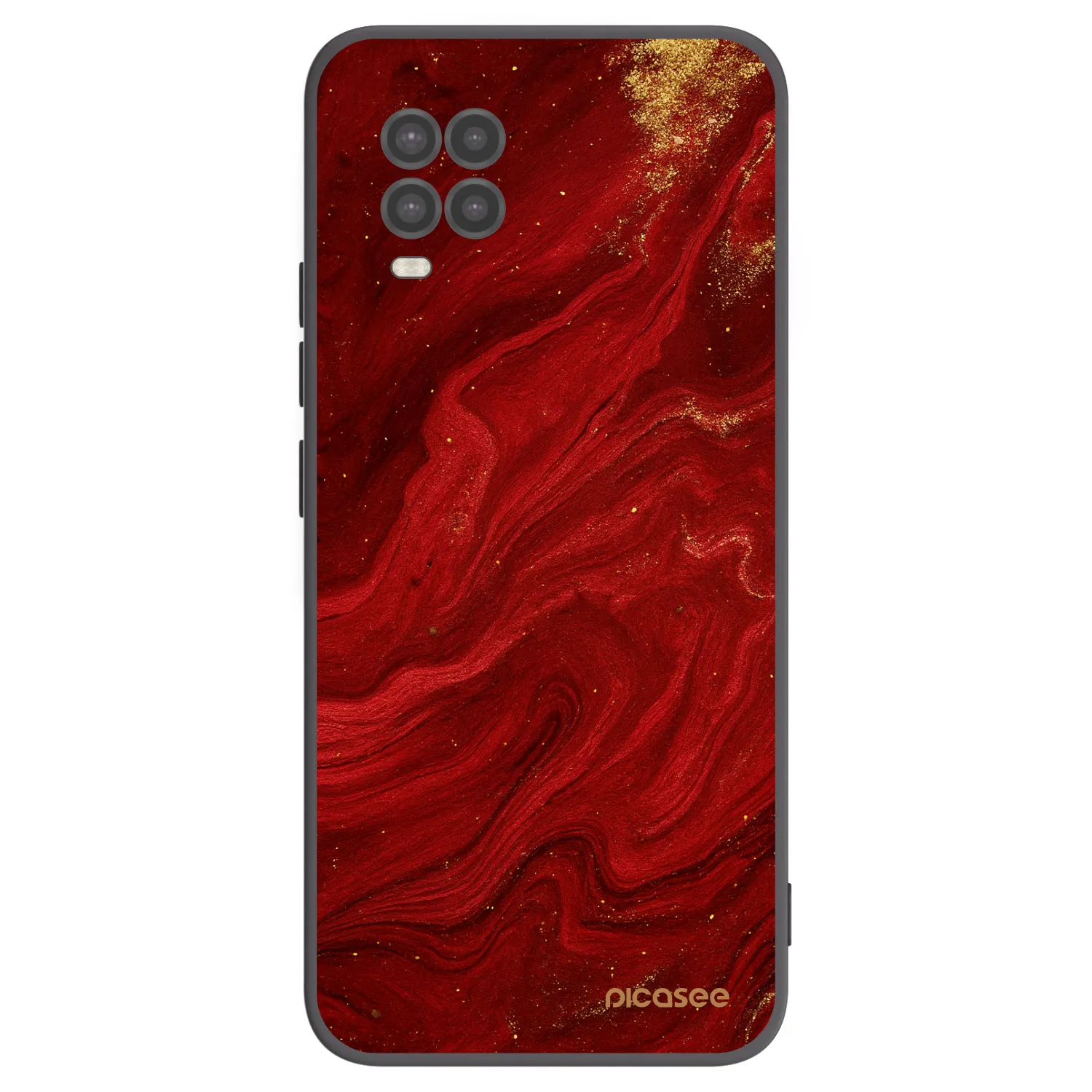 Picasee silikónový čierny obal pre Xiaomi Mi 10 Lite - Red