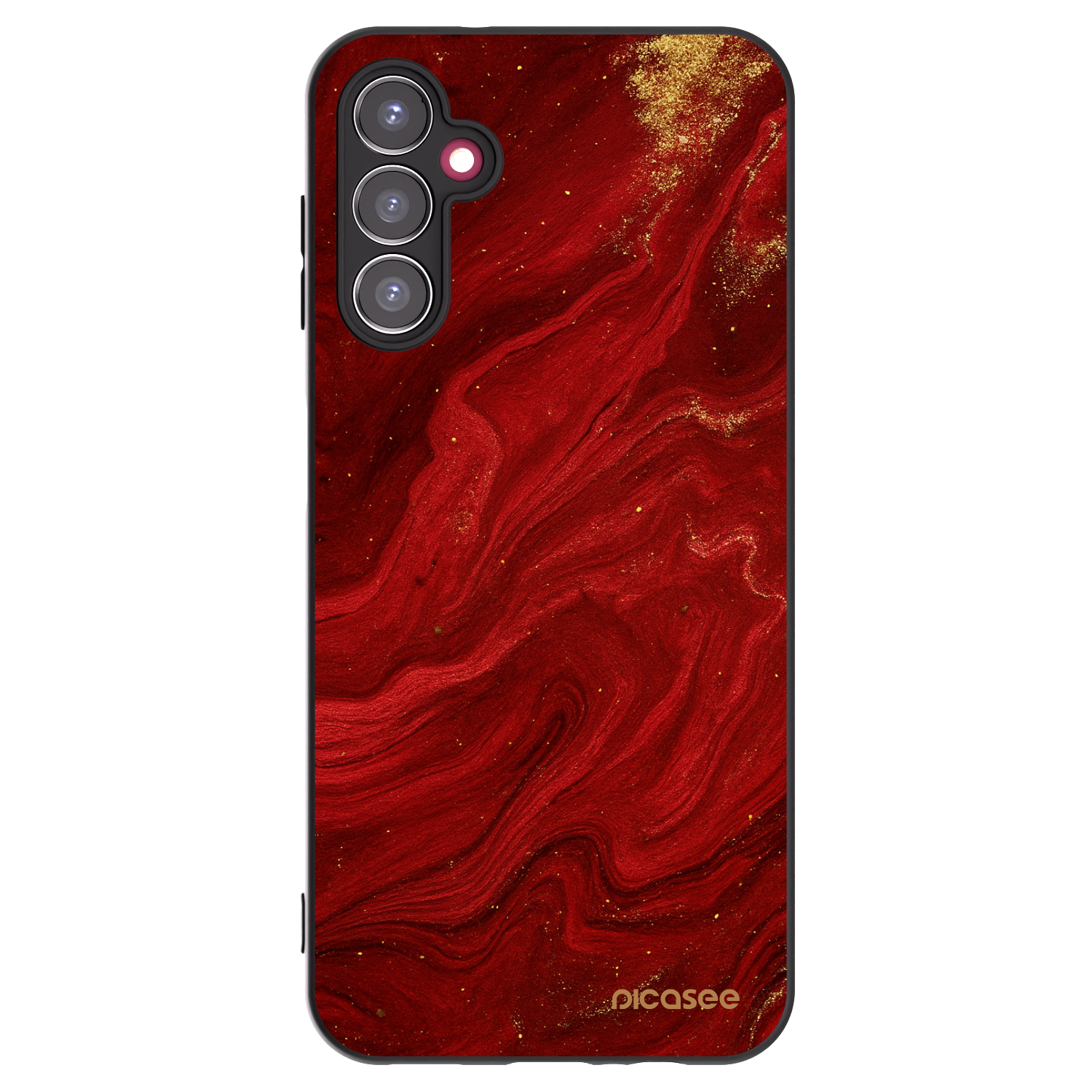 Picasee silikónový čierny obal pre Samsung Galaxy A14 4G A145R - Red