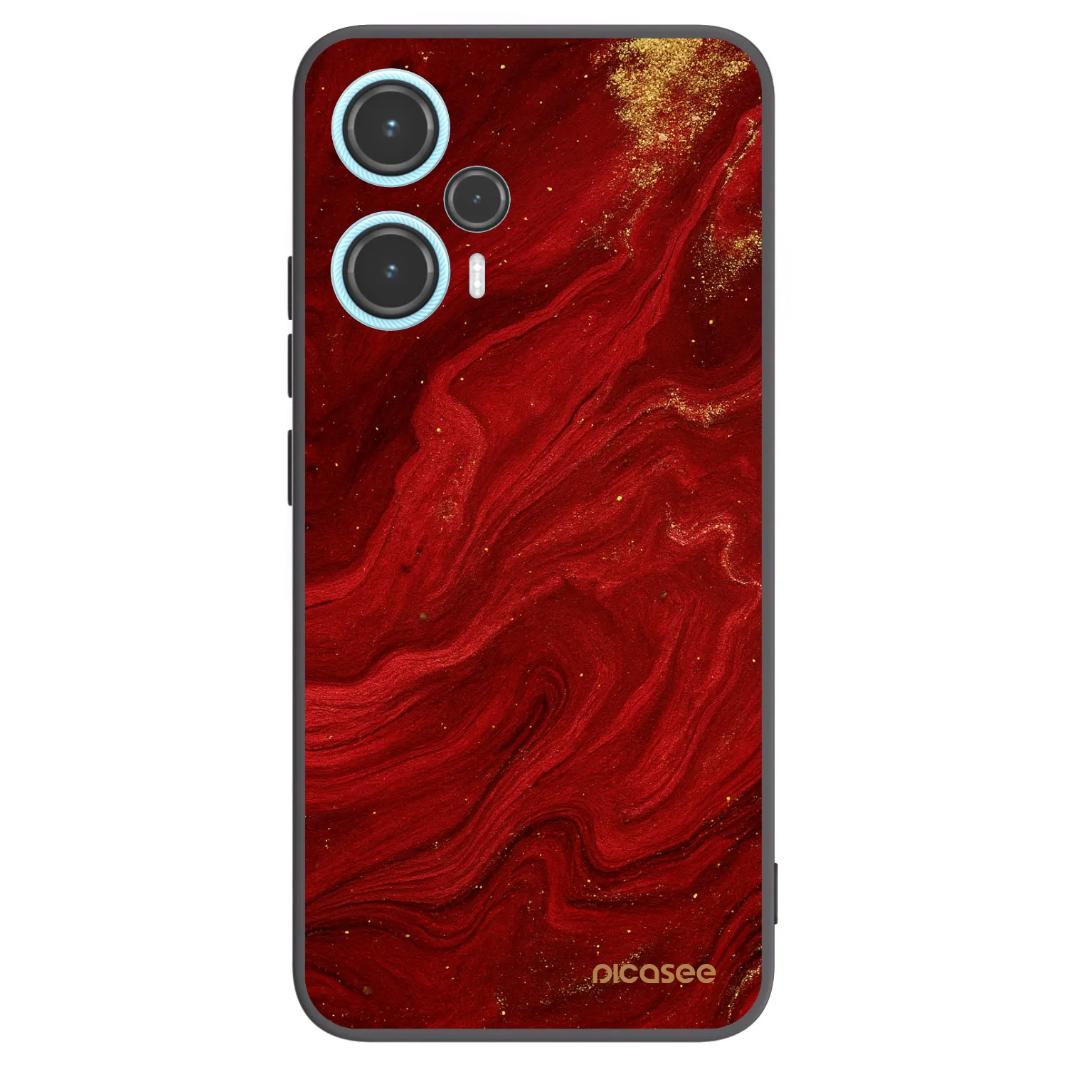 Picasee silikónový čierny obal pre Xiaomi Poco F5 - Red