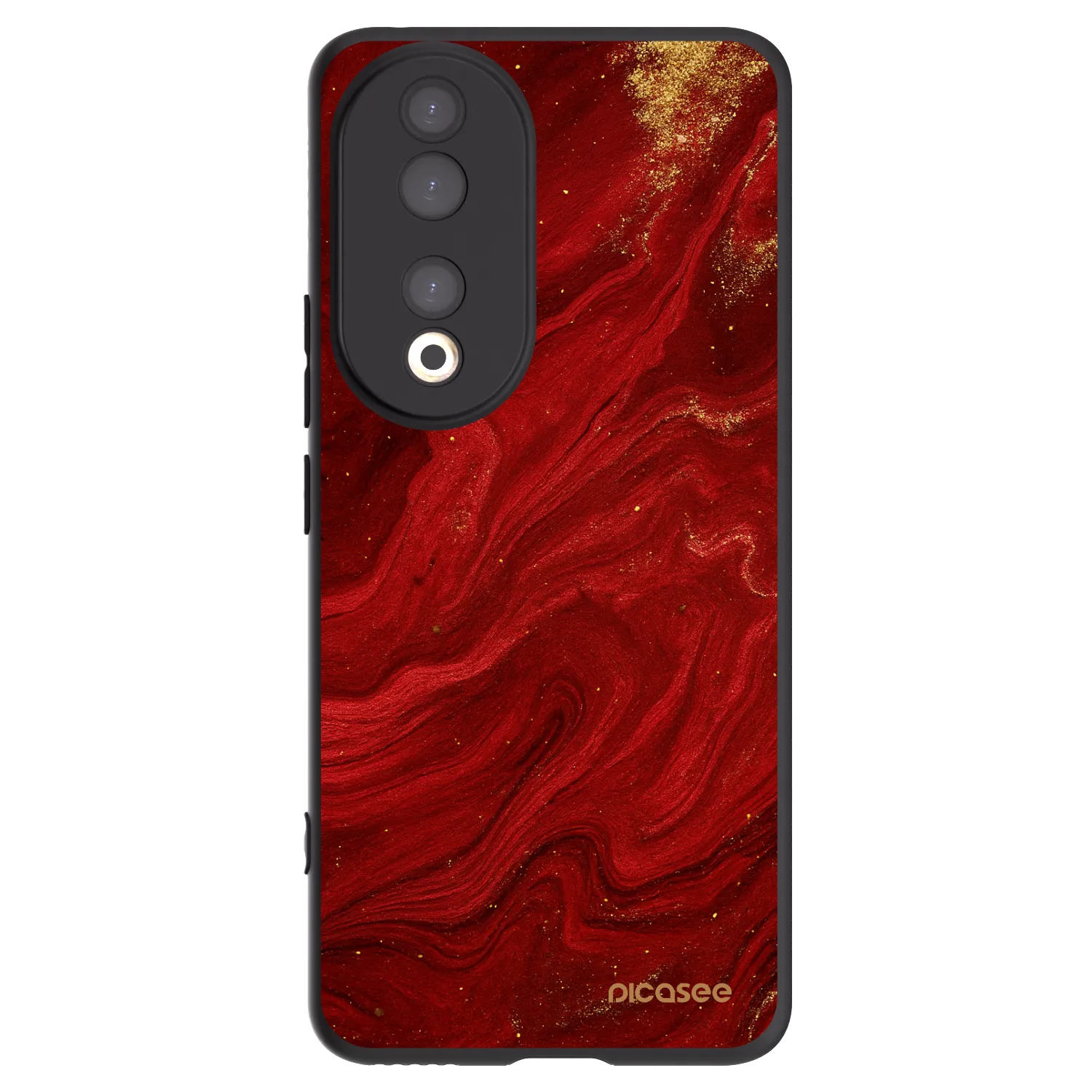Picasee silikónový čierny obal pre Honor 90 5G - Red