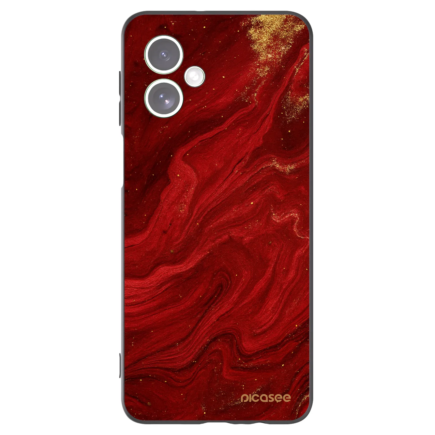 Silikónový čierny obal pre Motorola Moto G54 5G - Red