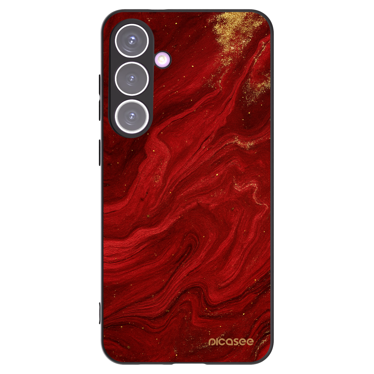 Picasee silikónový čierny obal pre Samsung Galaxy S24+ S926B 5G - Red
