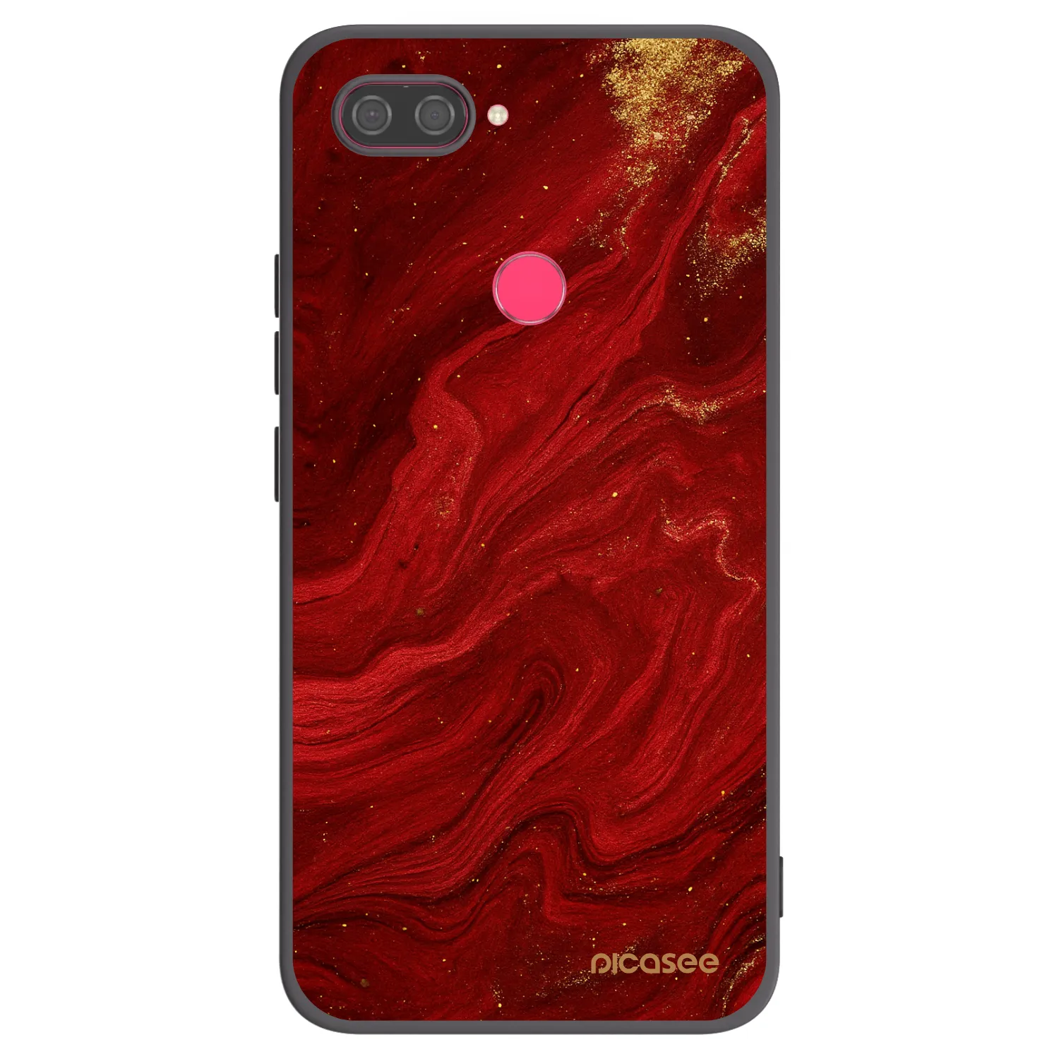 Picasee silikónový čierny obal pre Xiaomi Mi 8 Lite - Red