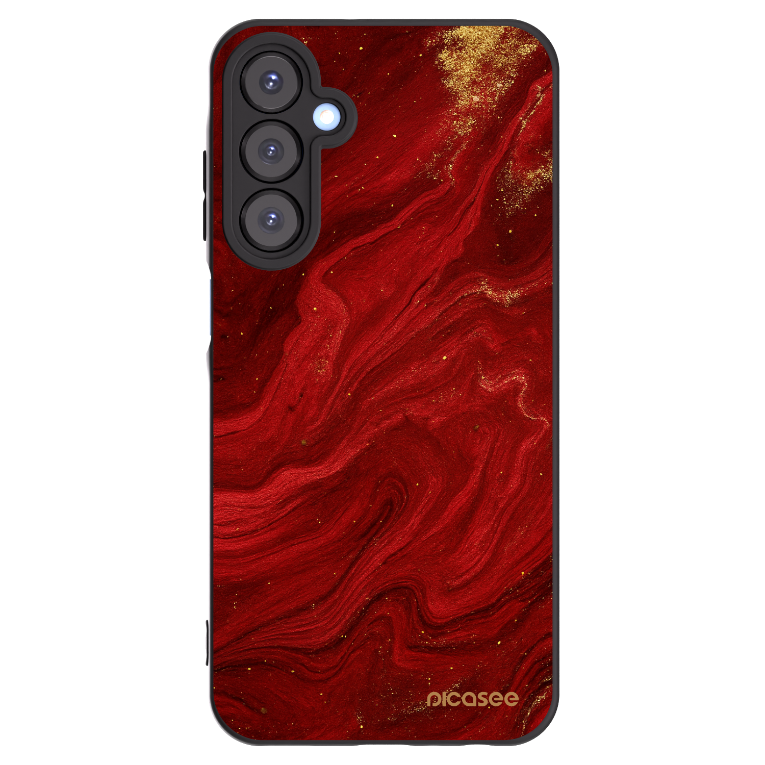 Picasee silikónový čierny obal pre Samsung Galaxy A25 A256B 5G - Red