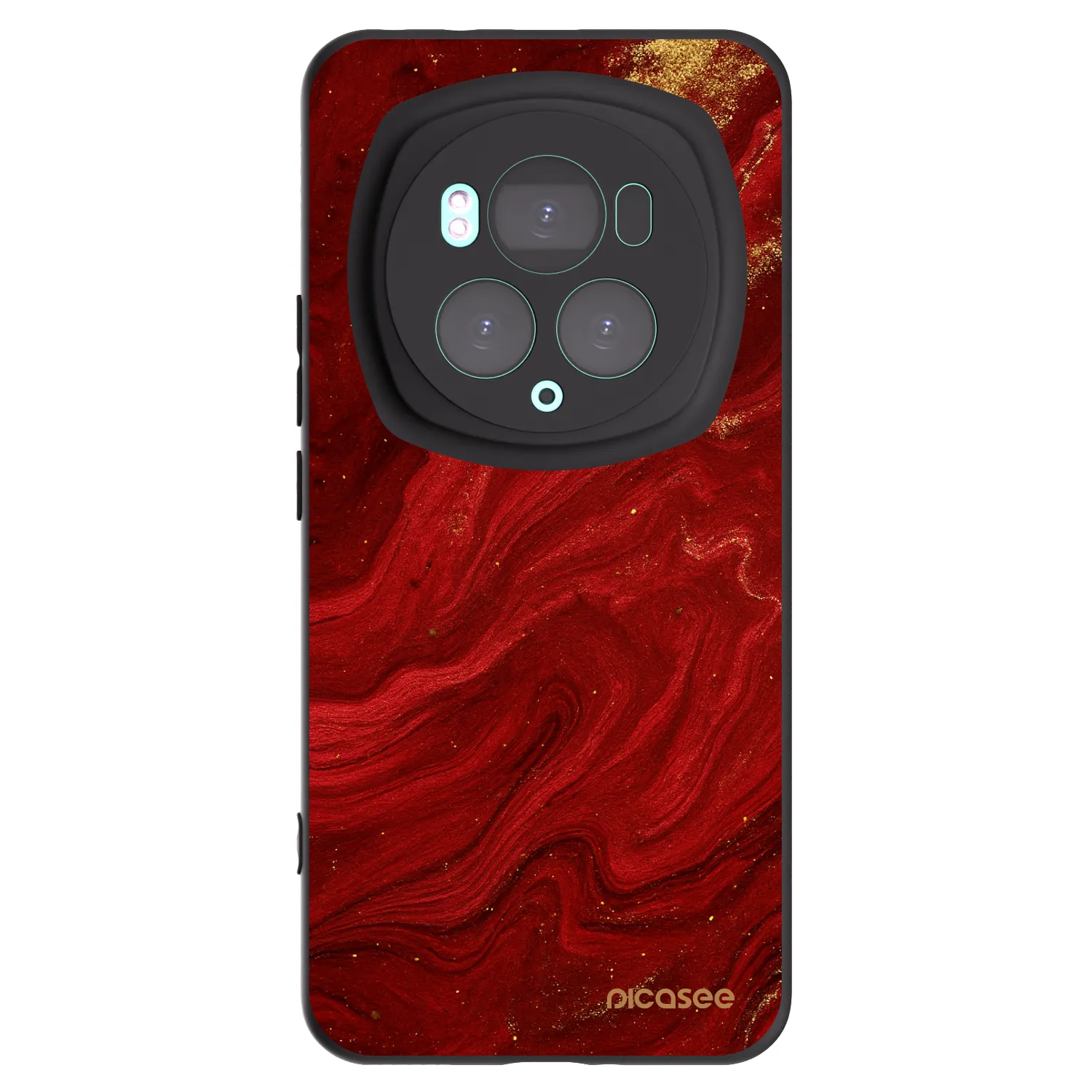 Picasee silikónový čierny obal pre Honor Magic6 Pro - Red