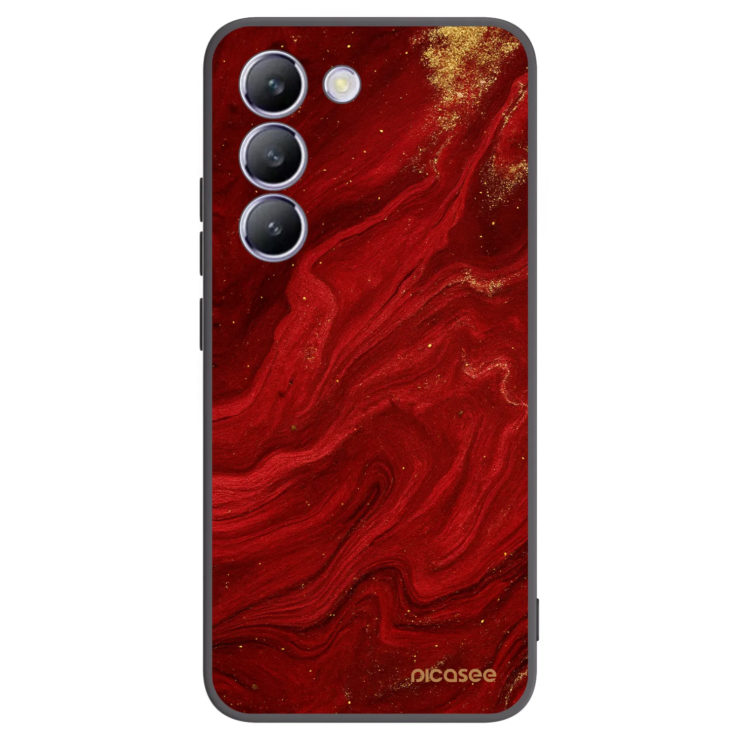 Picasee silikónový čierny obal pre Vivo V40 SE 5G - Red