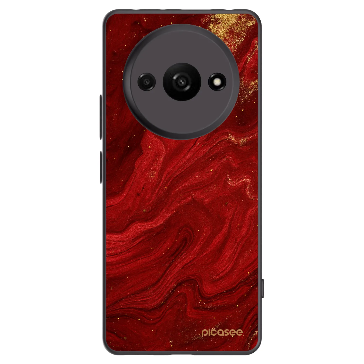 Silikónový čierny obal pre Xiaomi Redmi A3 - Red