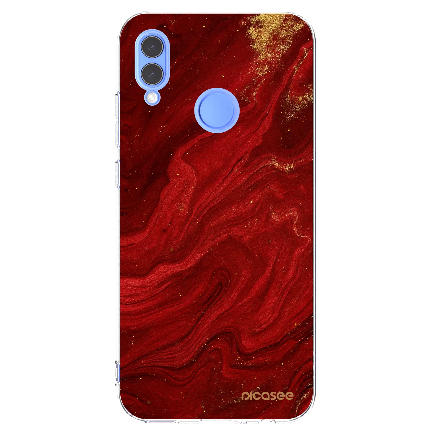 Picasee silikónový prehľadný obal pre Huawei P Smart 2019 - Red