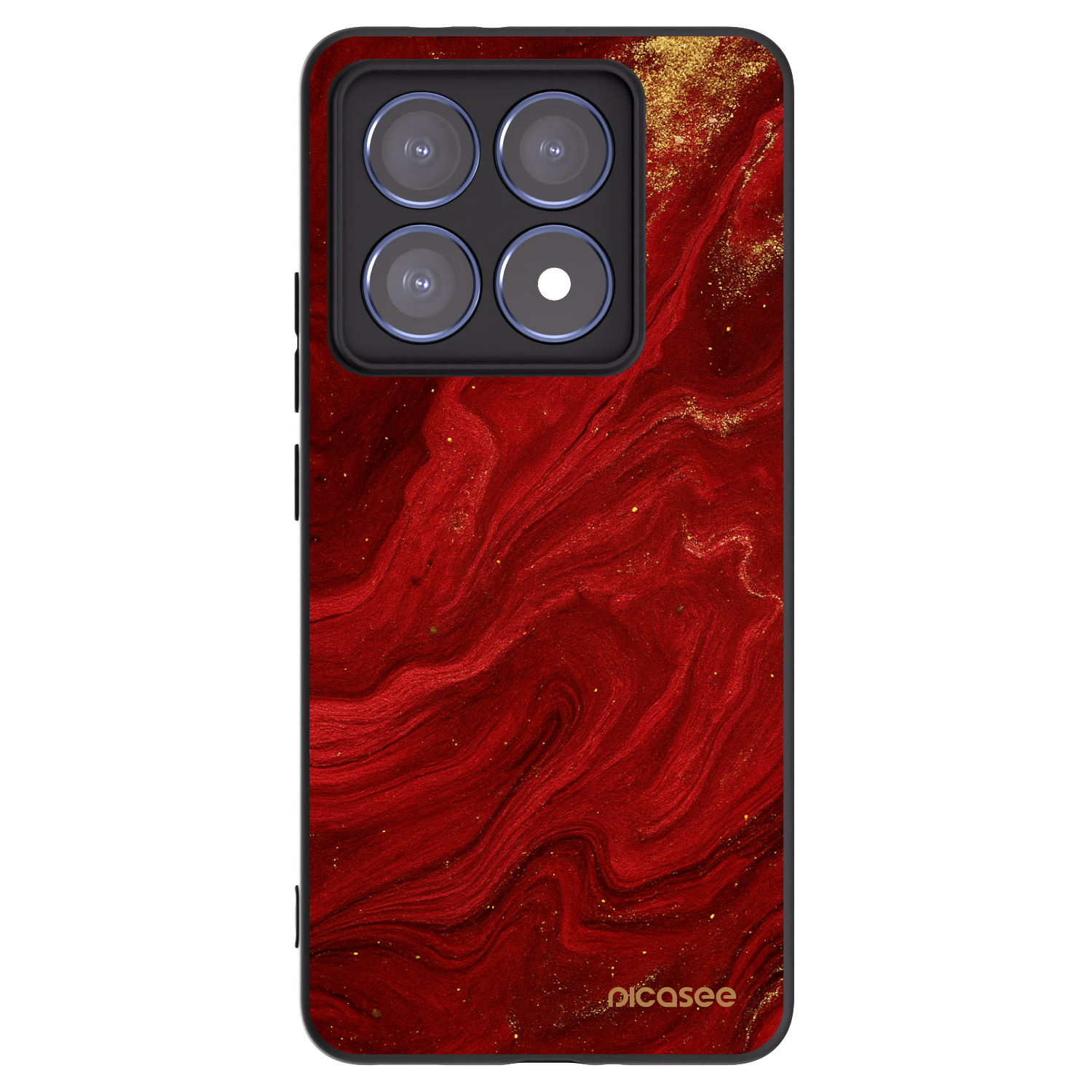 Picasee silikónový čierny obal pre Xiaomi 14T Pro - Red