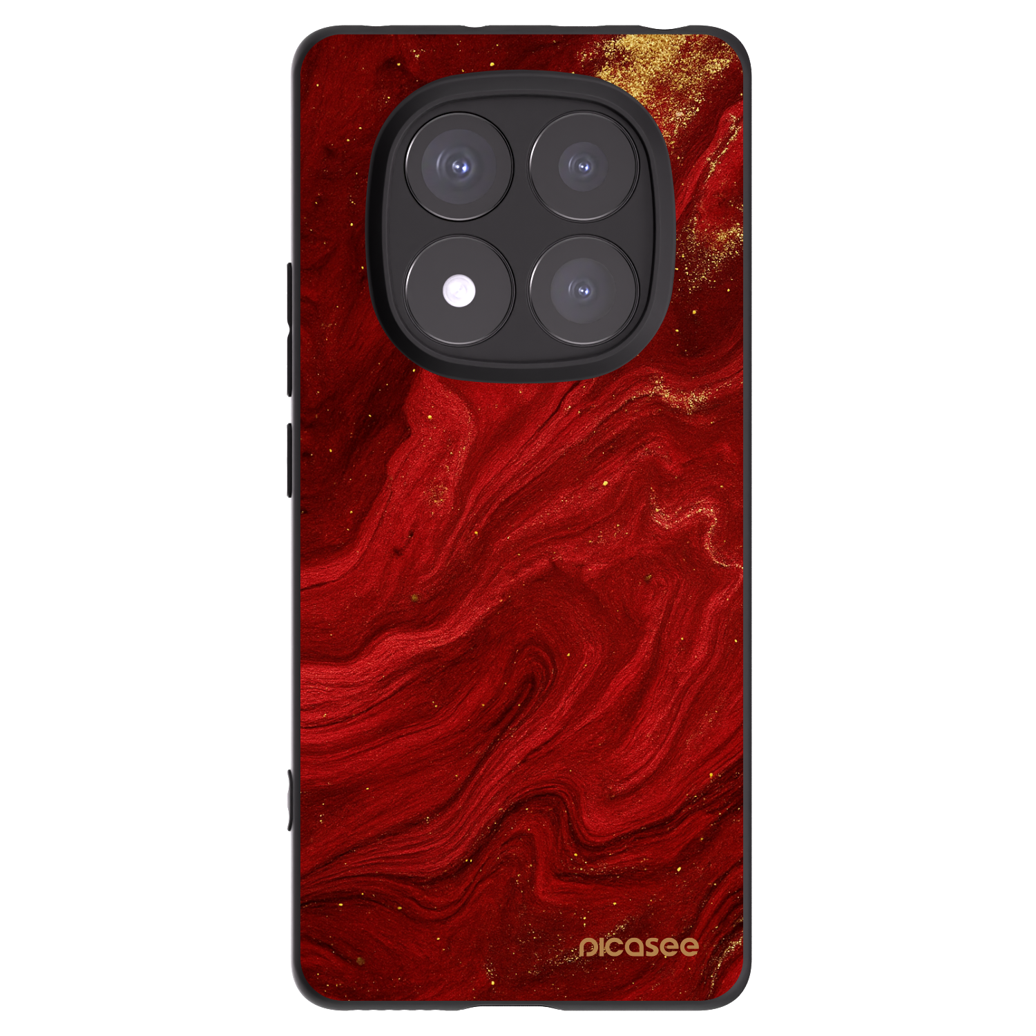 Picasee silikónový čierny obal pre Xiaomi Redmi Note 14 Pro+ 5G - Red