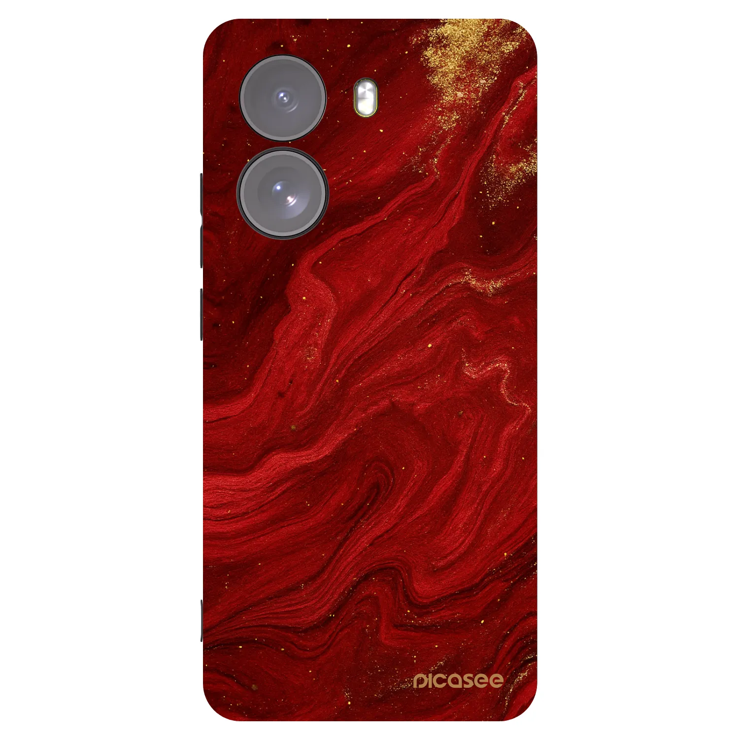Picasee silikónový čierny obal pre Xiaomi Poco X7 - Red